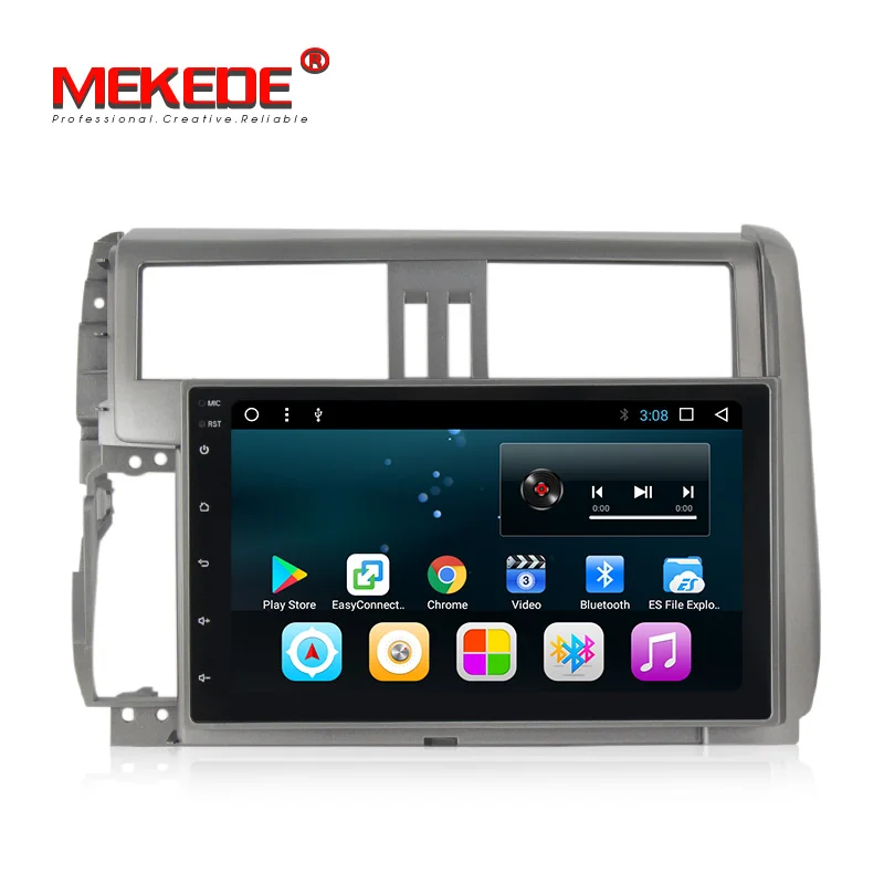 T3 Android 7 1 2 ГБ + 16 Автомобильный мультимедийный dvd-плеер для toyota Prado 150 2010-2013 с 3g WI-FI BT