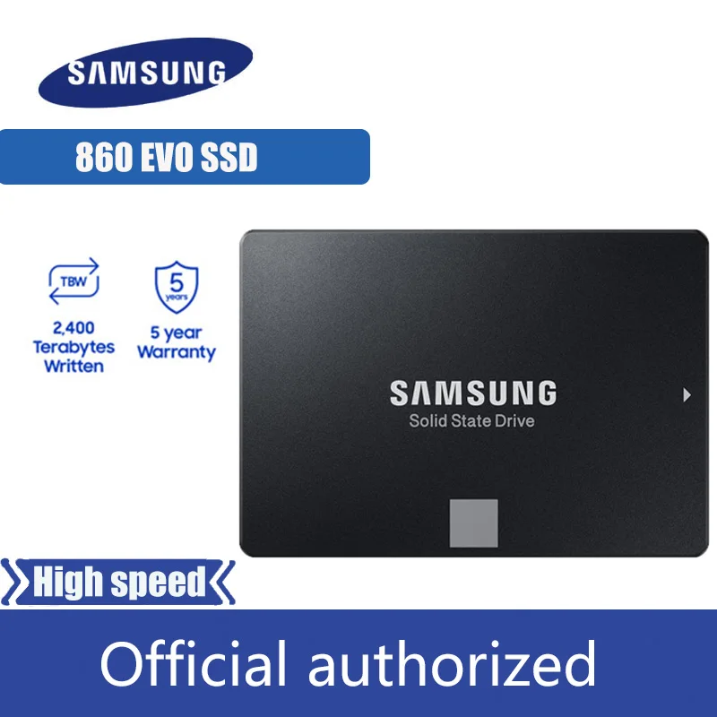 SAMSUNG SSD 860 EVO 250GB 500GB 1 ТБ Внутренний твердотельный диск SATA3 2 5 HD жесткий для ноутбуков настольных ПК|Внешние SSD| |