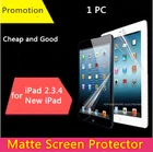Недорогая матовая защитная пленка для экрана, Лучшая цена, защитная пленка для apple, новый ipad, бесплатная доставка