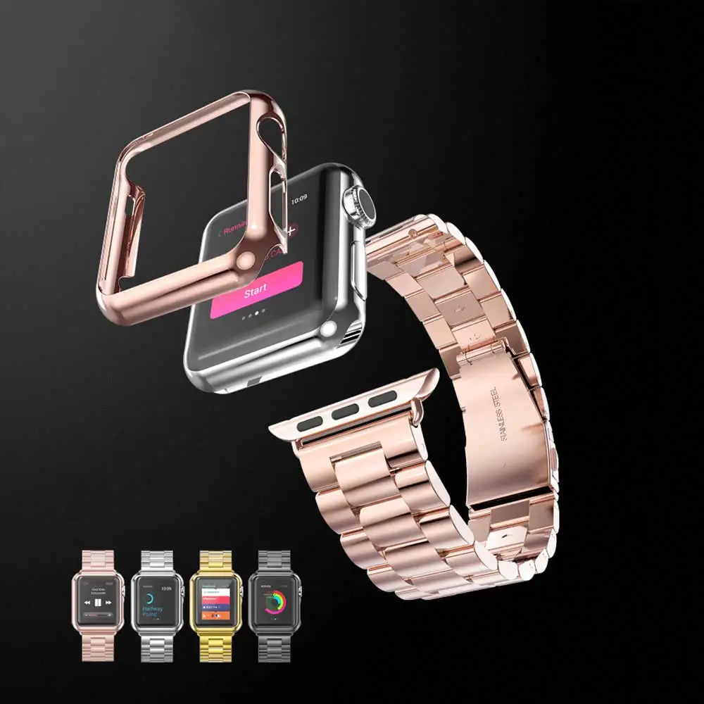 Модные часы Smart Watch металлический ремешок для наручных часов Apple 42 мм/38 мм версия 1
