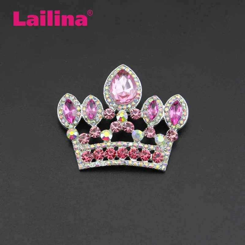 

Shining Silver Plated Crystal Round Brooch Collar Charming Clothing Accessories