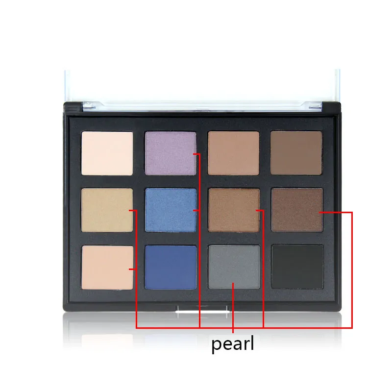 MINCH Shimmer 12 Kleur Oogschaduw Palet Make Natural Blijvende Ogen Mineralen Makeup |