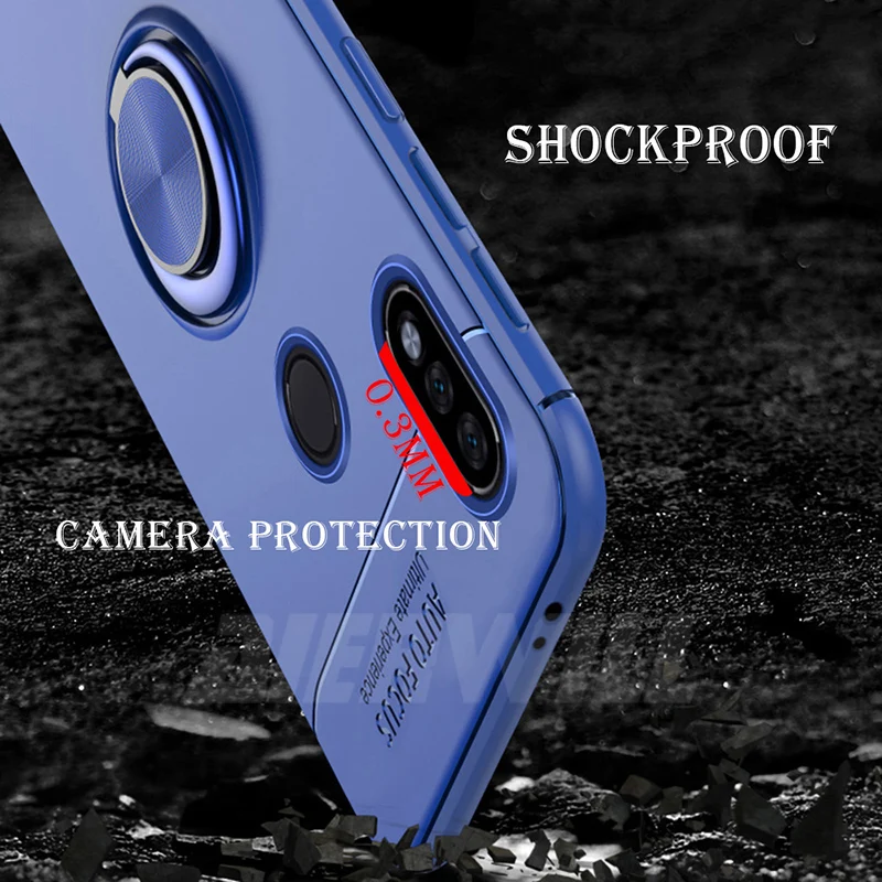 Bumper case For Redmi Note 8T Case Shockproof Silicone TPUProtective Hard Back Cover xiaomi 8 Pro note 5 | Мобильные телефоны и