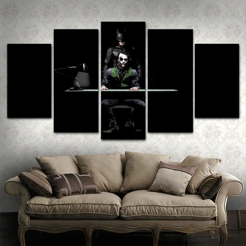 HD Печать Джокер Бэтмен Аннотация плакат Decor номер 5 шт. Картины стены Книги по
