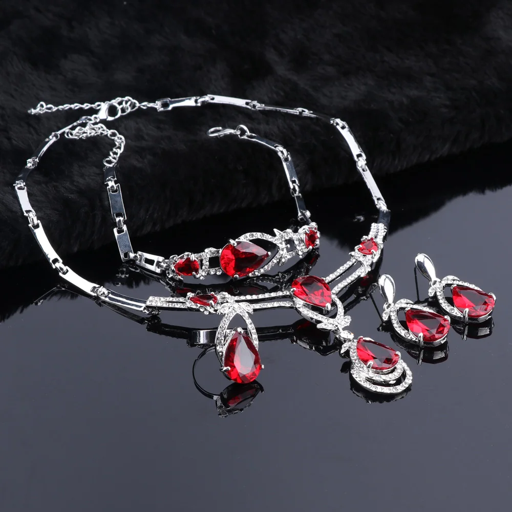 Серебряные Ювелирные наборы костюмов для женщин