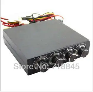10 шт./лот 3 5 "Корпус для процессора HDD 4 канальный вентилятор с синей