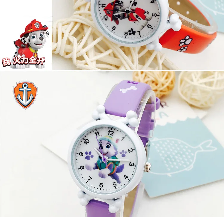 Paw patrol цифровые часы время развития интеллекта узнать собака Эверест экшн Аниме Фигурка patrulla canina игрушка для детей подарок