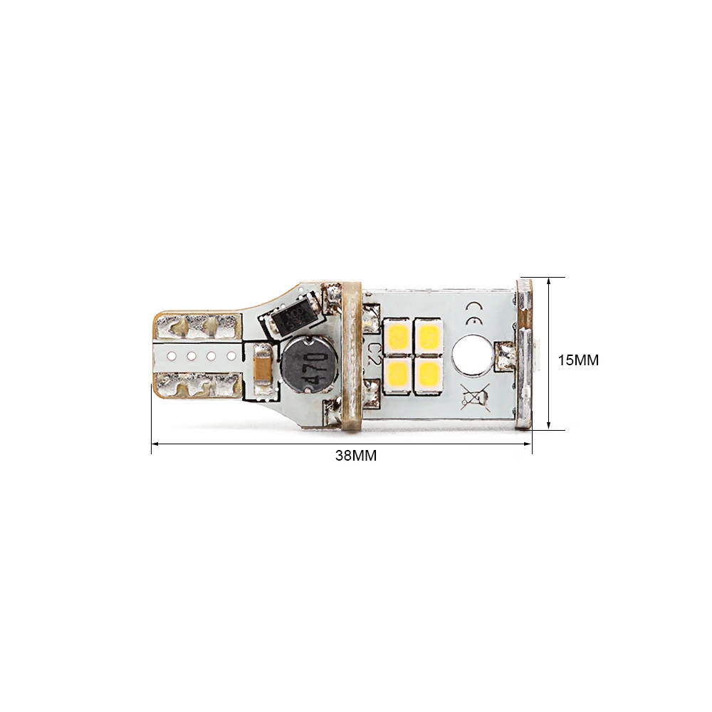 Светодиодные лампы OGA T15 921 W16W Ксеноновые для задсветильник сигнала 12 в пост. Тока
