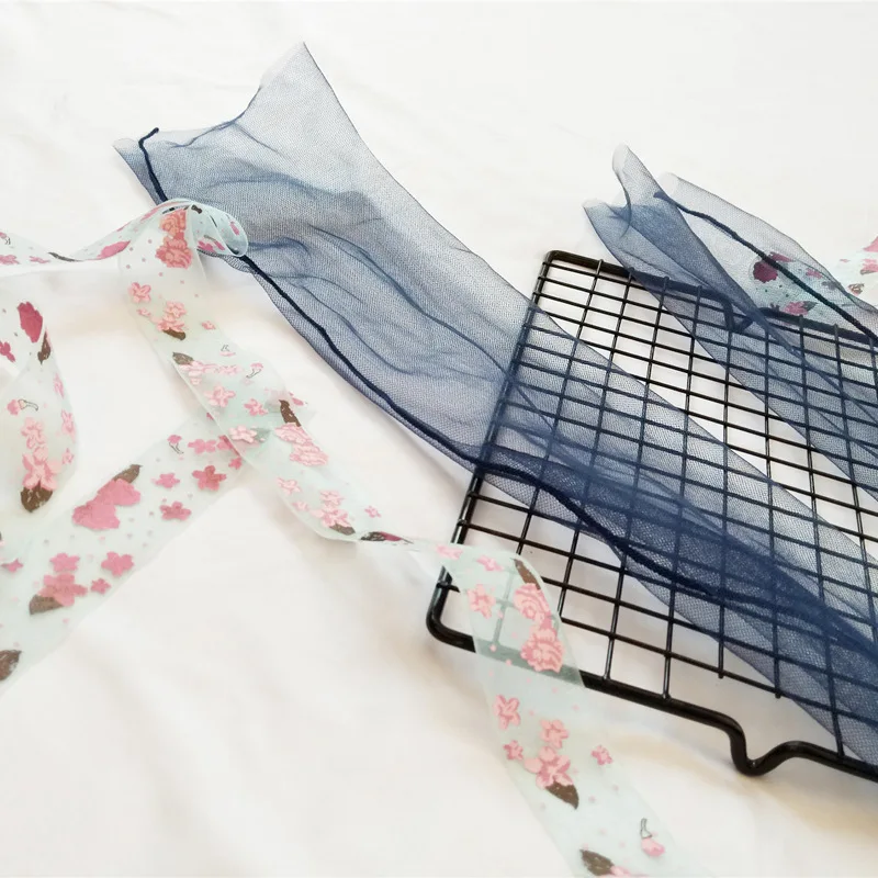 [EIOISAPRA] кружевные ультратонкие прозрачные пикантные носки с цветочным принтом