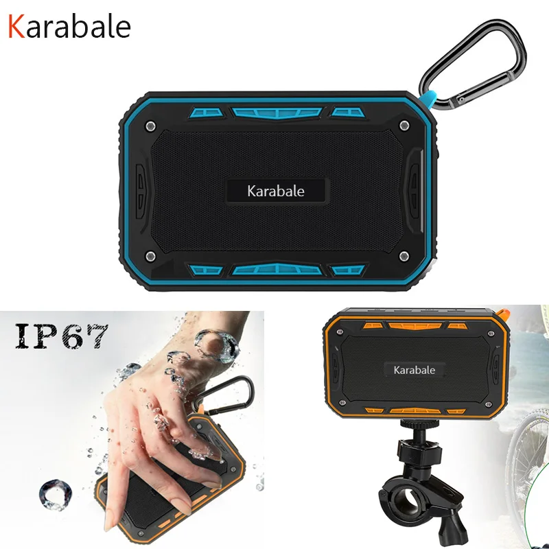 Karabale icycle спикер портативный IP67 Водонепроницаемый Bluetooth для спорта на открытом