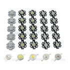 1 Вт 3 Вт 5 Вт ТеплыйБелый Королевский Синий Оранжевый УФ фиолетовый RGB высокомощный светодиодный чип с печатной платой или без печатной платы 10 шт.лот