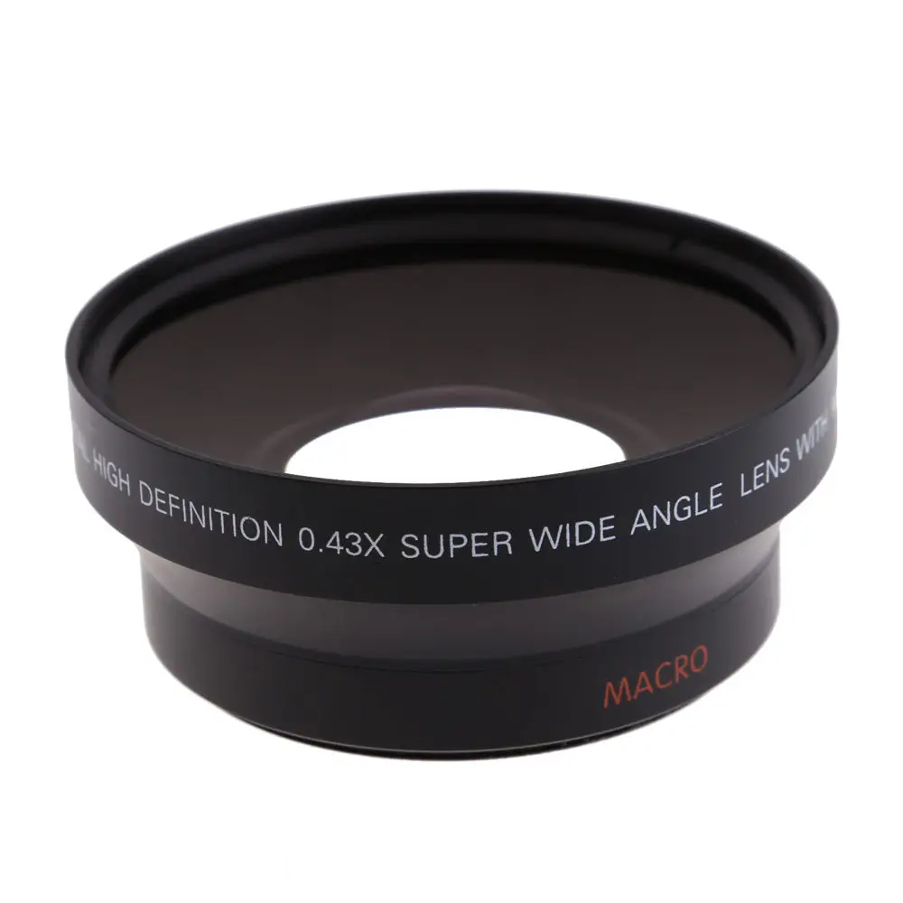 67mm 0.43X HD Wide Angle &amp Macro Conversion Lens for Nikon D7200 D7100 D7000 D750 Canon 70D 6D 5D 700D 760D 100D 550D 18-135mm |