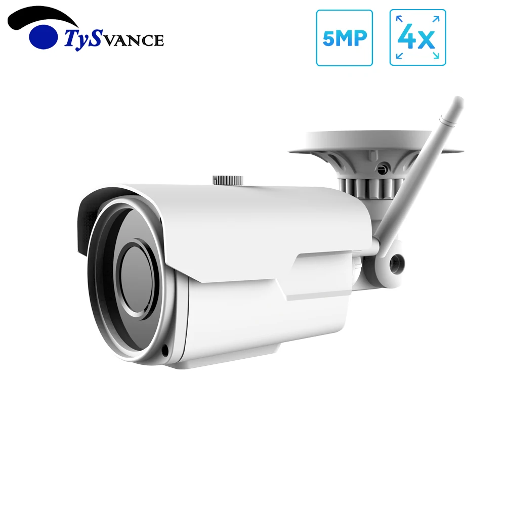 1080 P 5MP HD Wifi беспроводное виброяйцо ip камера 4X ручной зум IR H.265 P2P наружный монитор