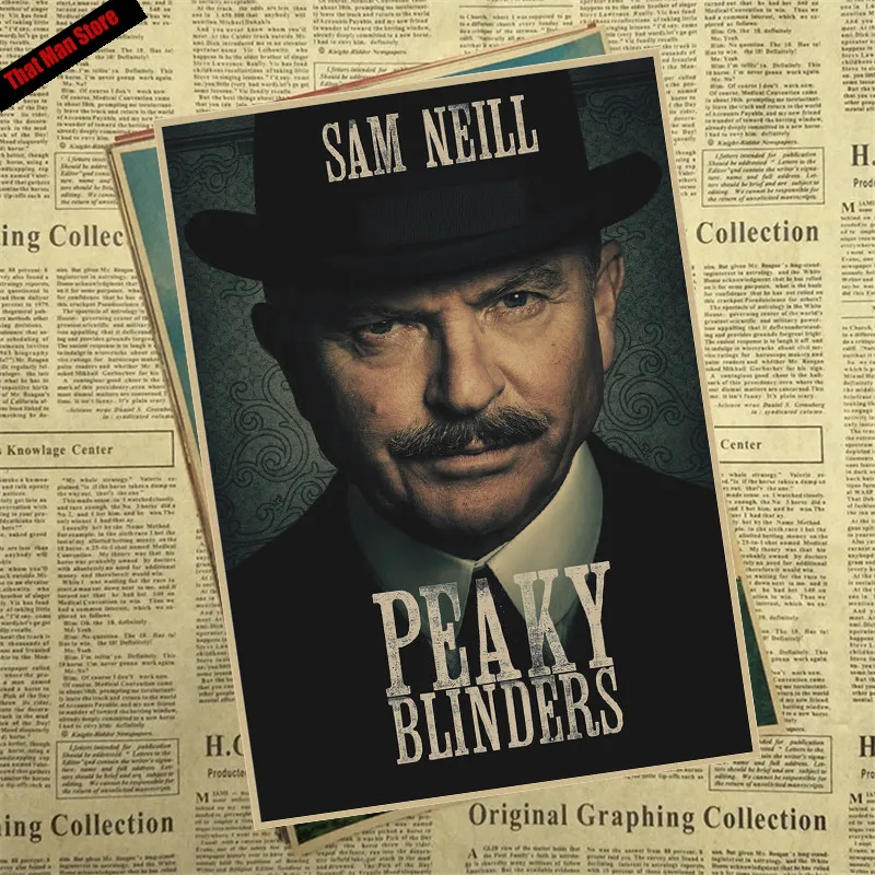 That man Store Peaky blinder фильм крафт-бумага Плакат Бар Кафе Винтаж Высокое качество печать рисунок ядро декоративная живопись