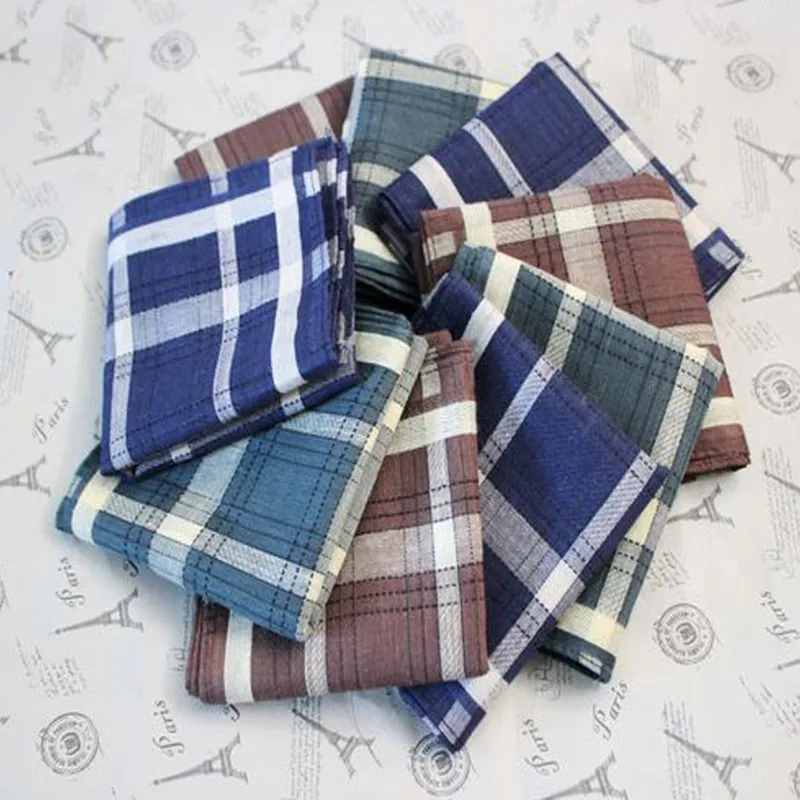 

Mens Handkerchief Cotton 100% Bag towel 5Pcs/Lot 40CM