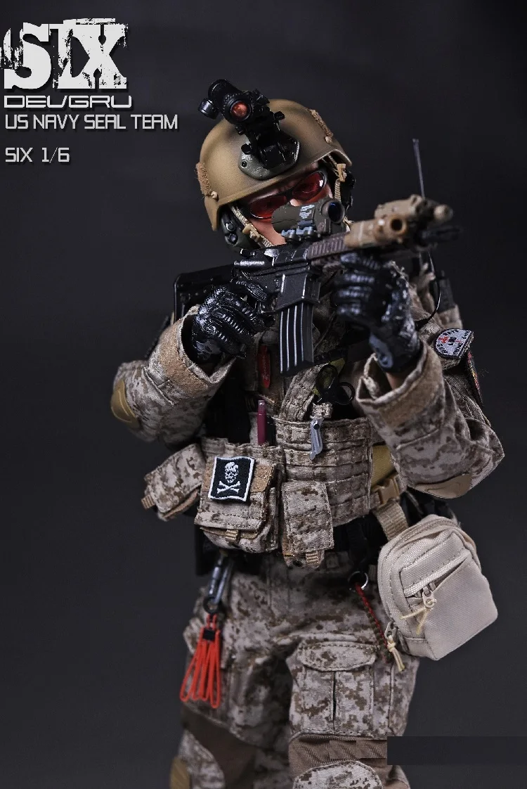 Театр PH 1/6TH весы ВМС США Seal Team Шесть с K9 собака 12 &quotКоллекционная военные фигуркы