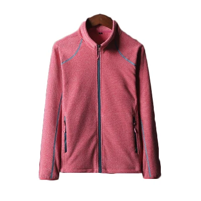 women pink WOLFONROAD, уличная флисовая куртка для мужчин и женщин, теплая зимняя ветровка, походная спортивная куртка, пальто, ветрозащитная горная ткань - Цвет: women pink