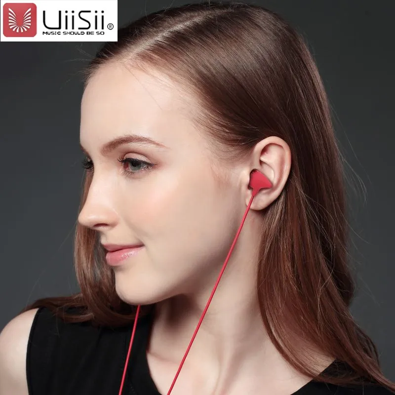 New In Ear Headphones with Microphone UiiSii C100 Portable Earphone Auriculares for iPhone /Xiaomi /Samsung MP3 Player PC