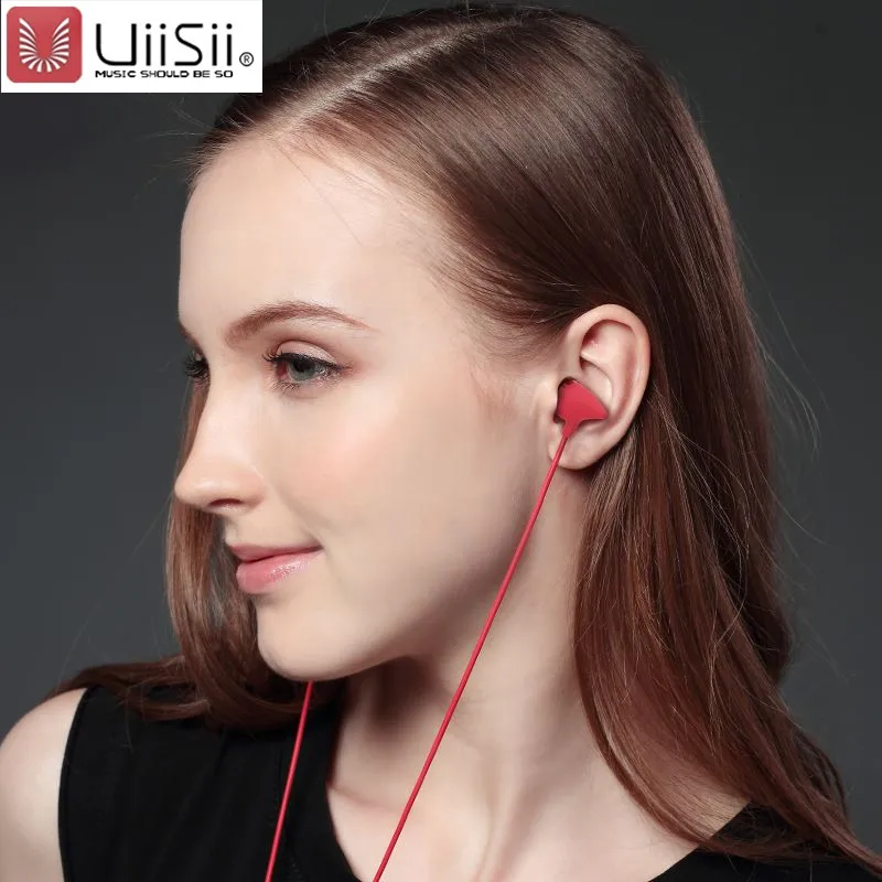 Новые наушники вкладыши с микрофоном UiiSii C100 портативные для iPhone /Xiaomi /Samsung MP3 плеер