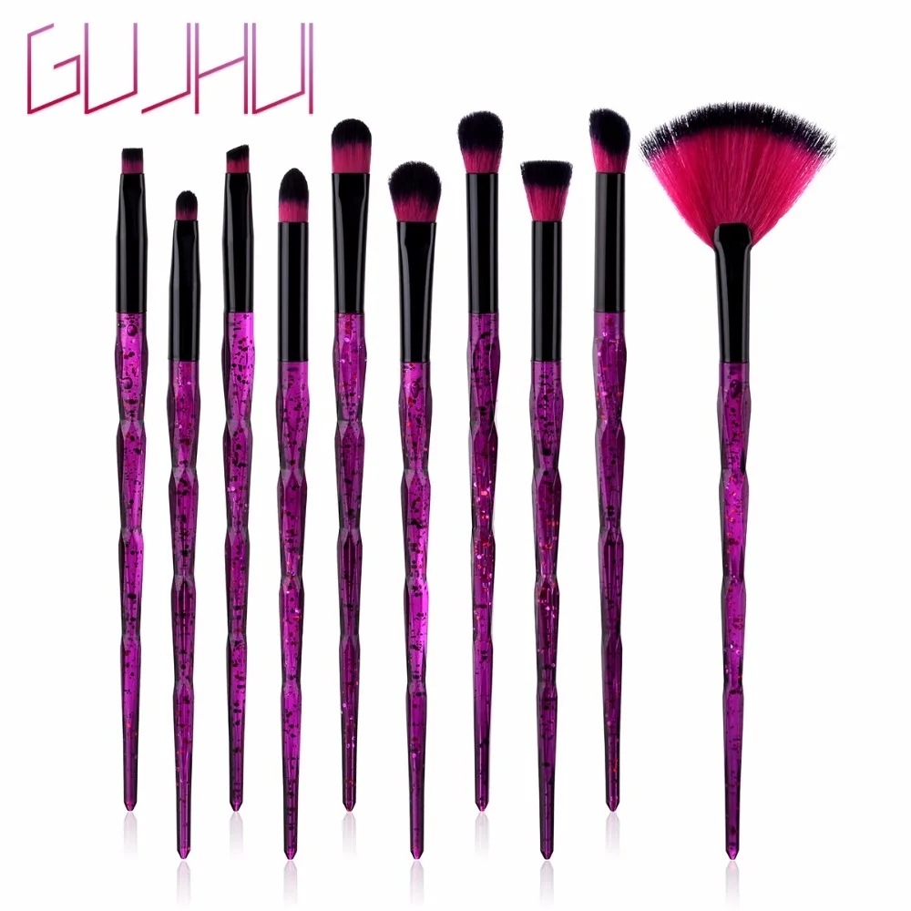 10pcs/set Makeup Brushes Set Eye Shadow Brush EyeBrow Concealer Kits Synthetic Hair Lip Beauty Cosmetics Maquiagem | Красота и