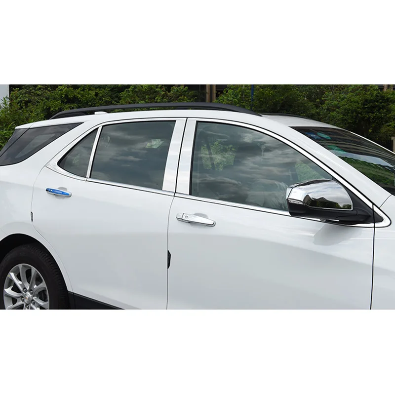 

lsrtw2017 304 stainless steel car window trims for chevrolet Equinox 2017 2018 Holden Equinox 3rd generation