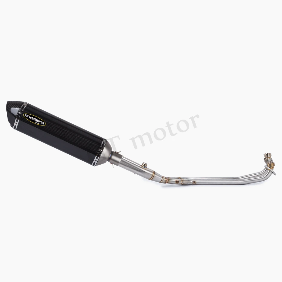 Для Yamaha YP500 T MAX500 TMAX 500 2001 2002 2003 2004 2005 2007 57 см углеродное волокно Глушитель выхлопная