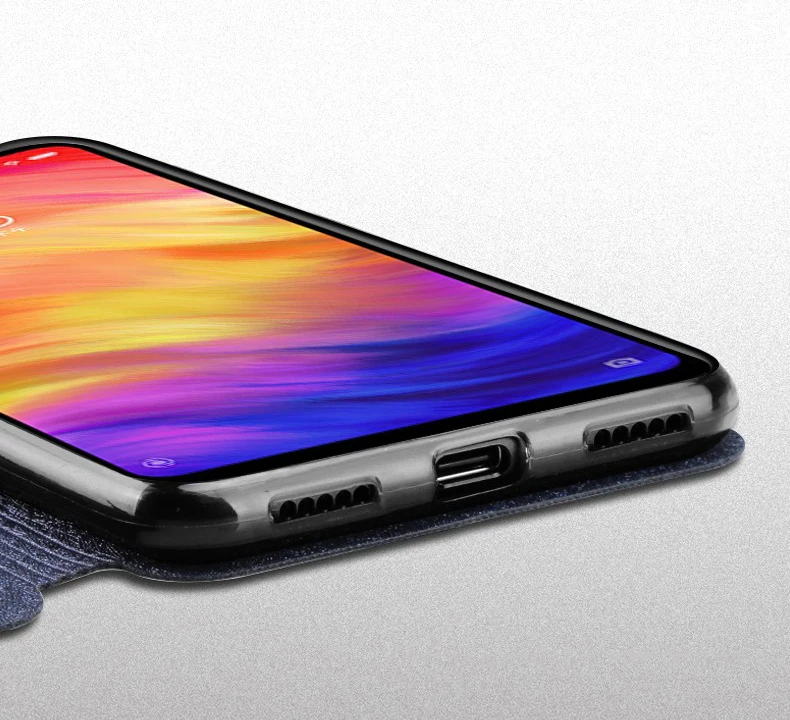 Флип-чехол для xiaomi redmi 7 redmi 7A чехол-подставка противоударный mofi Кожаная Обложка для книг redmi 7 7a чехол силиконовый роскошный блеск