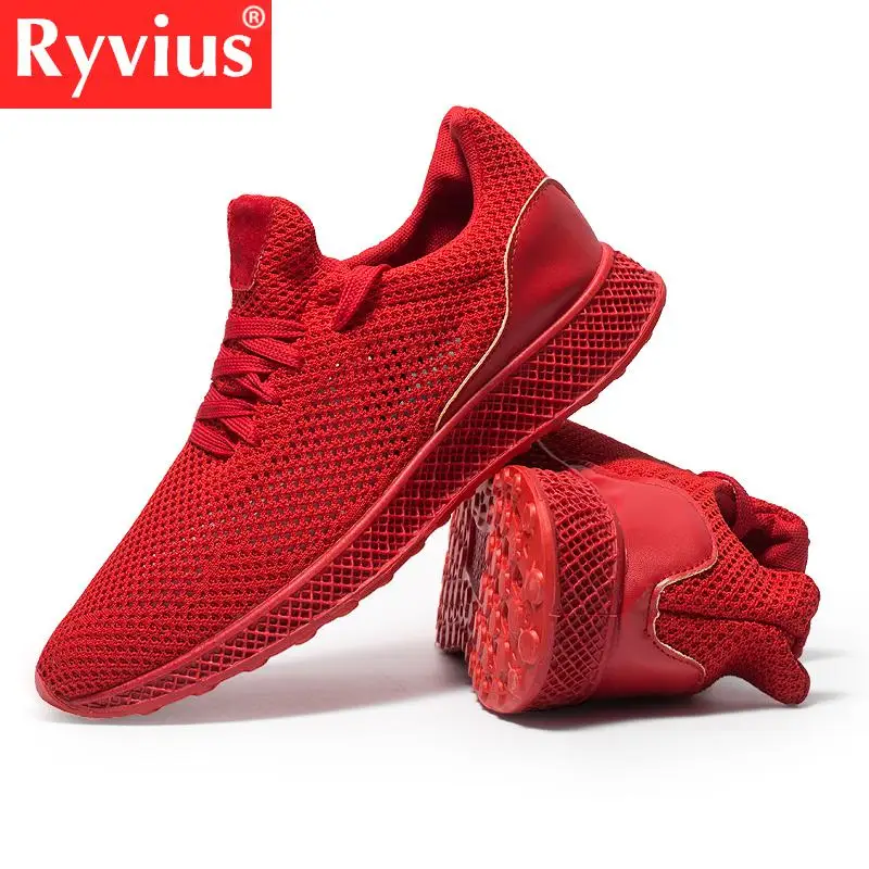 Ryvius/Лидер продаж Новинка модные мужские высококачественные легкие кроссовки для