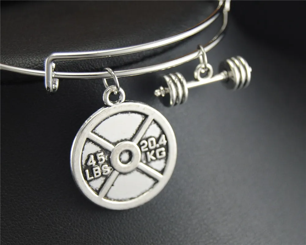 Тибетская Серебряная Тяжелая штанга с 45 фунтов/20 4 кг Шарм расширяемый