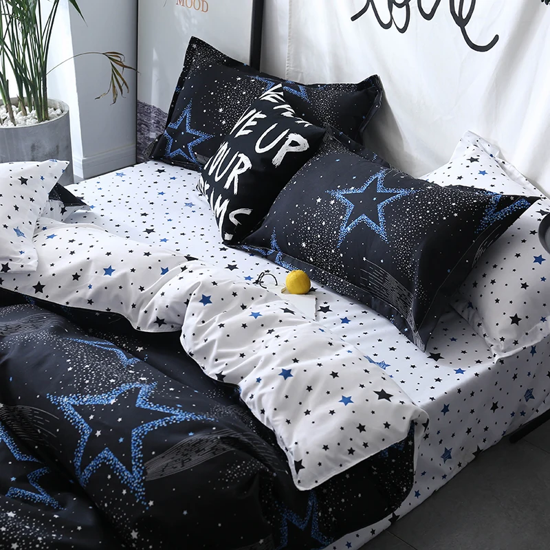 Домашний текстиль Galaxy Star, постельное белье, созвездие, пододеяльник, Комплект постельного белья, Твин, полный, королева, король размер, наволочки, простыня 59