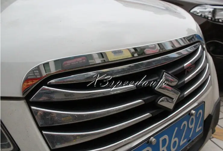 Высококачественный автомобильный Стайлинг хромированный капот решетка