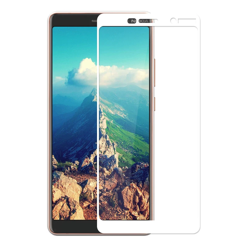 Для Nokia 7 Plus закаленное стекло для TA 1046 защита экрана изогнутая полная Защитная