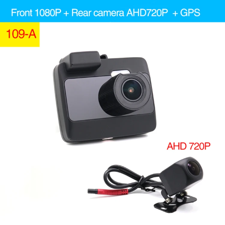 109-A Автомобильная dvr камера Ainina 4K Novatek96660 Автомобильная камера с gps и тыловой камерой 1080 P, ips 2,0 Супер камера ночного видения - Название цвета: 109-A