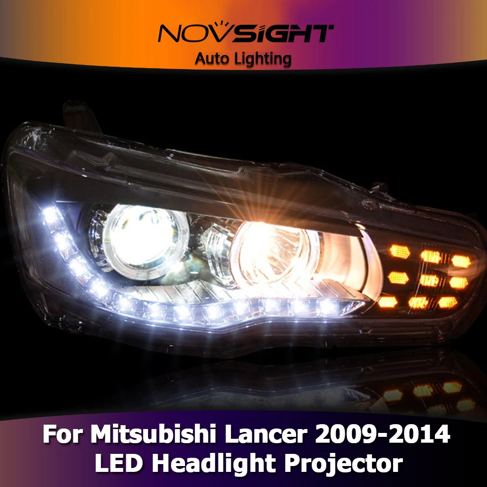 NOVSIGHT 2 шт. автомобильный светильник светодиодный прожектор головной сенсор
