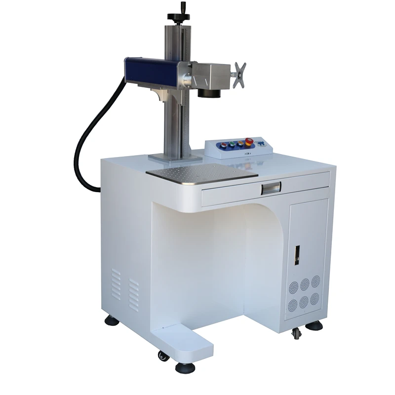 Бесплатная доставка 20 Вт настольная волоконная маркировочная машина co2 лазерная
