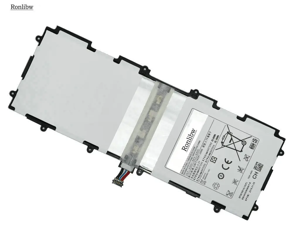Аккумулятор Ronlibw 7000 мач SP3676B1A(1S2P) для Samsung Galaxy Tablet Tab Note 10 1 P5100 N8000 N8010 P7510 P7500 P5110 |