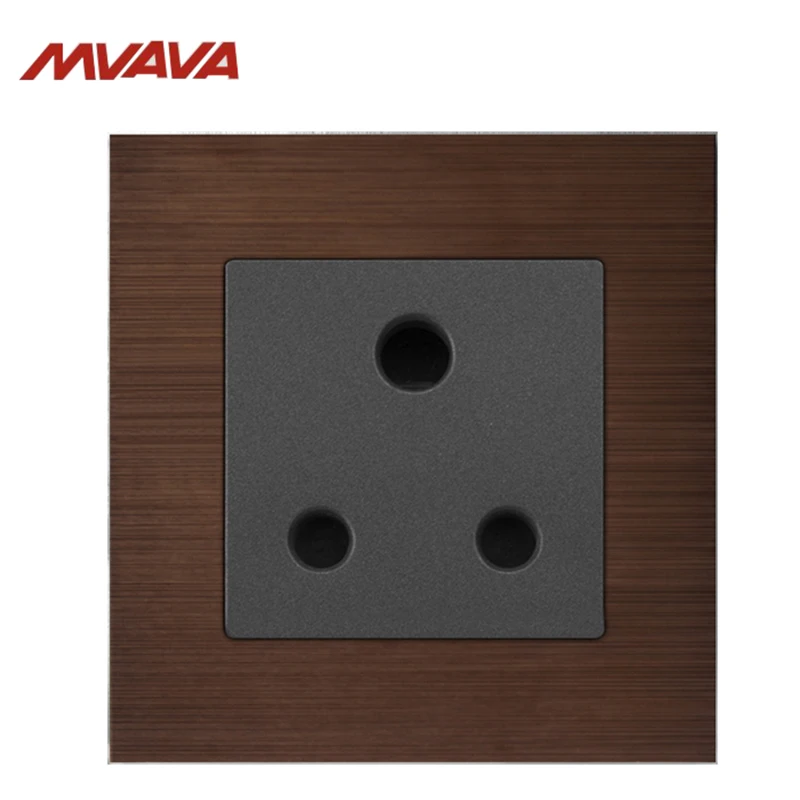 MVAVA 15A настенная декоративная розетка 3 Розетка для круглых штырей ZA стандартная