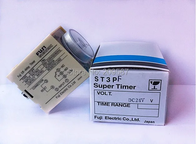Реле времени задержки отключения питания 24 В постоянного тока 0 3 минуты ST3PF &