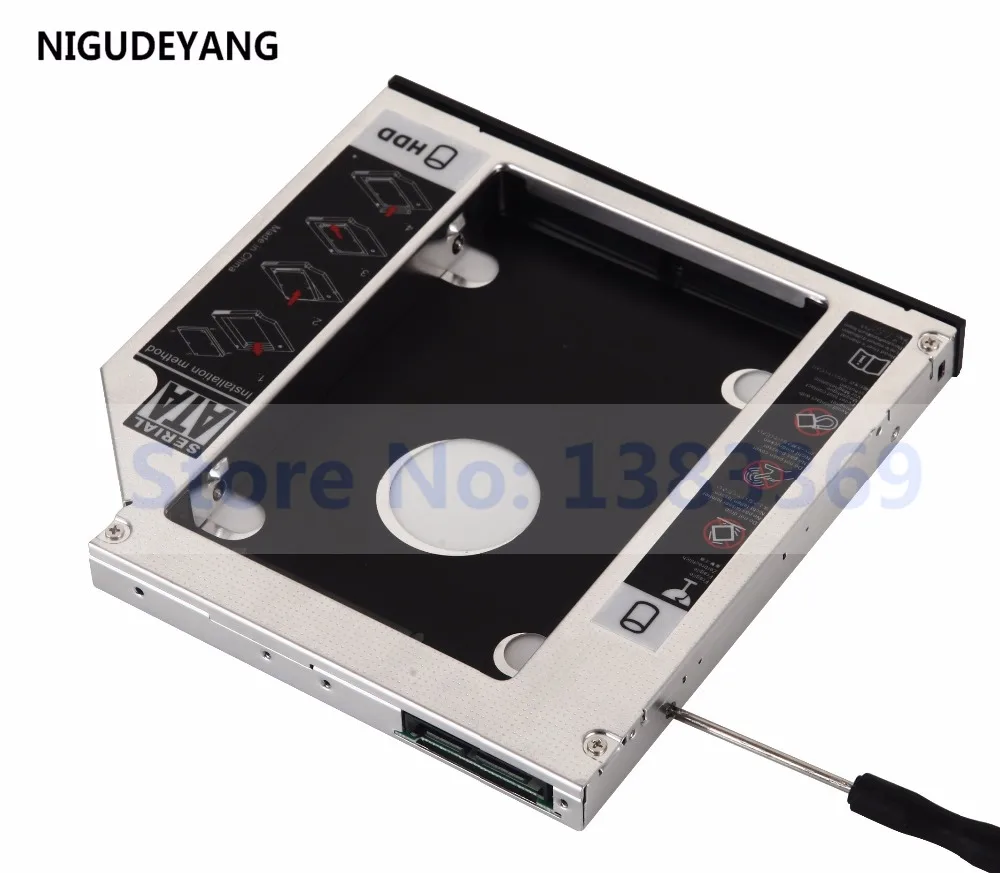 NIGUDEYANG 2nd Hard Drive HDD SSD Case Caddy For TOSHIBA SATELLITE L500 PSLS1A-02TOOK L500D | Компьютеры и офис