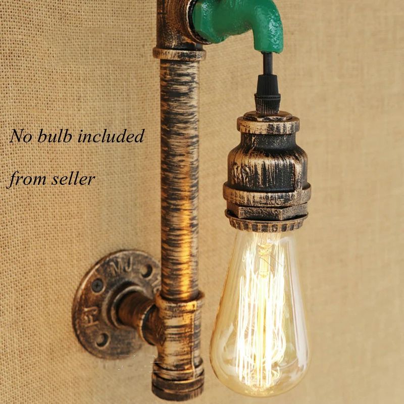 

E27 Wall Sconce Retro Loft Vintage Steam Punk Pipe Wall Light Cafe Bar Club Bedside Corridor Aisle Restaurant Wall Lamp Bra