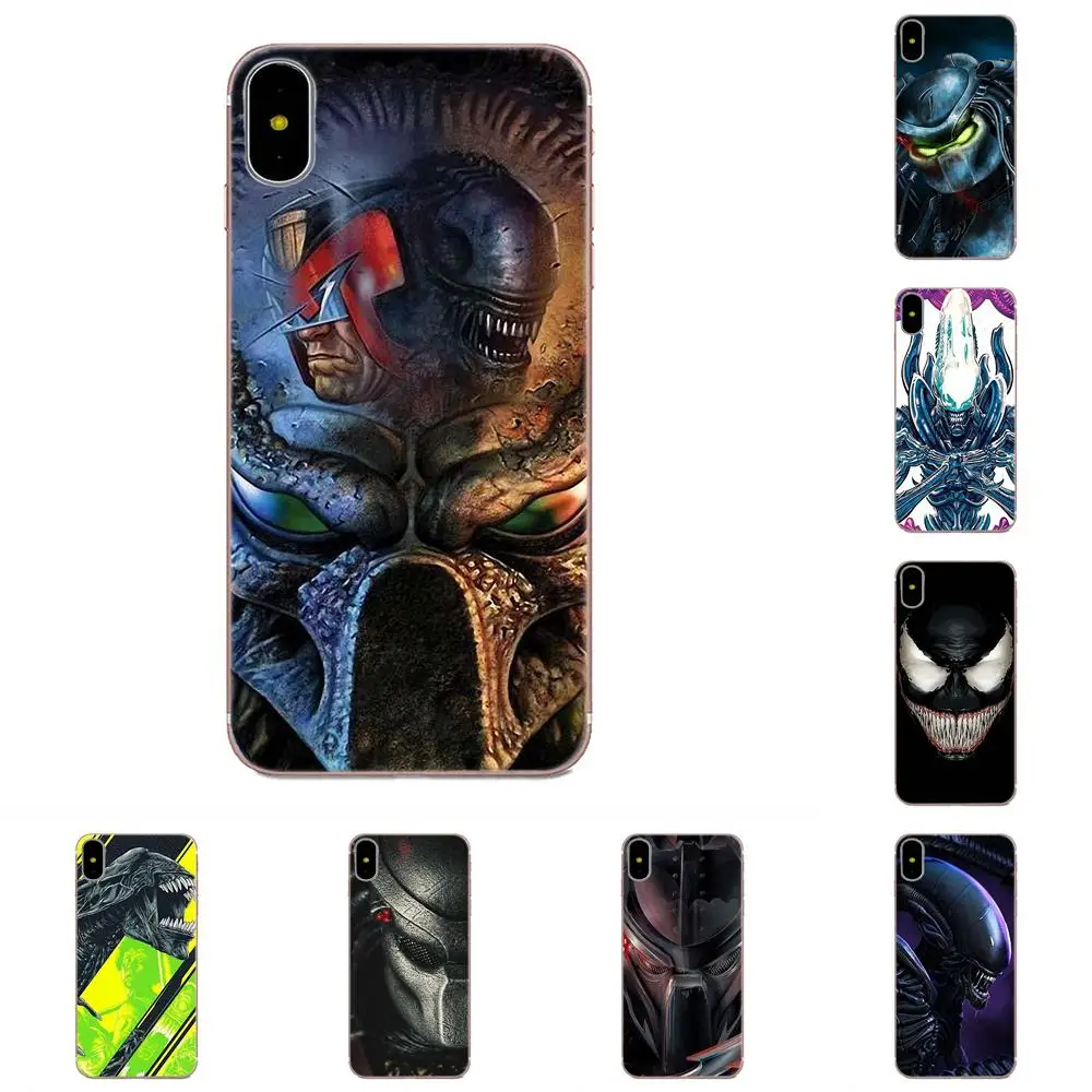 Красочный стиль для Huawei Honor 4C 5A 5C 5X 6 6C 6A 6X 7 7X 8 9 V8 V10 Y3II Y5II Y6II G8 P7 Play Lite Anime Alien vs