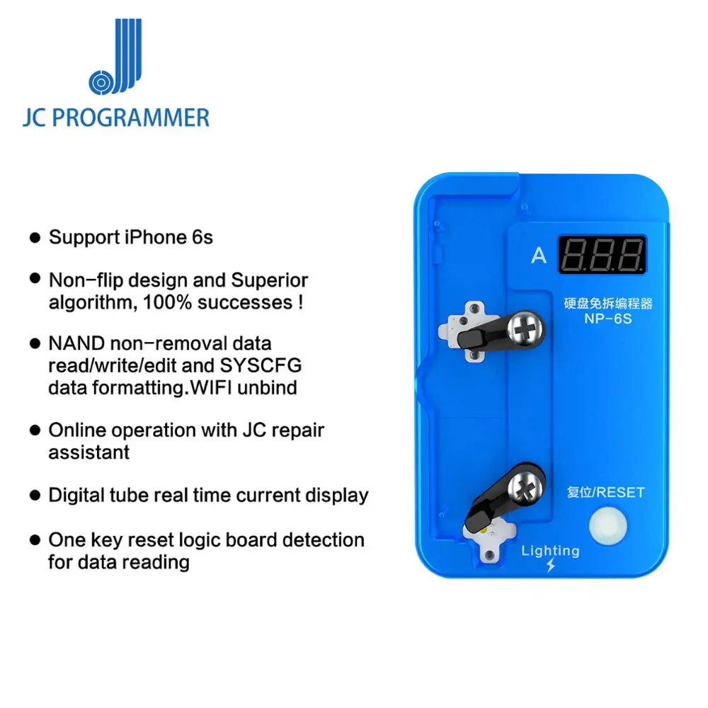 Неудаляемый программатор JC NP6S Nand для iPhone 6s|Детали и аксессуары приборов| |