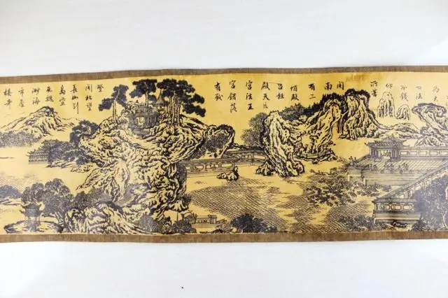 

China Antique collection Calligraphy and painting Summer resort diagram