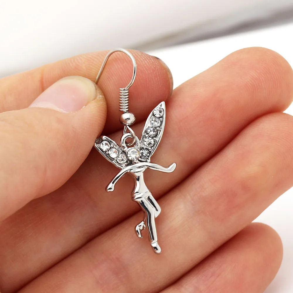 SeanLov 2018 fashion angel gold-color jewelry for women spirit wedding new cheap wish rhinestone crystal |