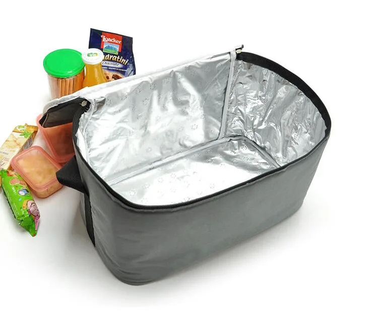 Большая изолированная сумка 18 л холодильник для ланча с ручкой изоляционная