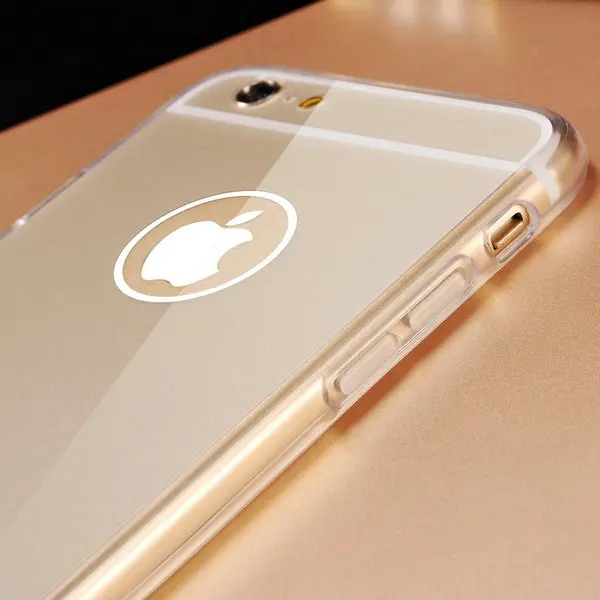 Мягкий тонкий чехол для iPhone 6 Plus / 6S рамка из ТПУ + высокоэластичная Пластиковая