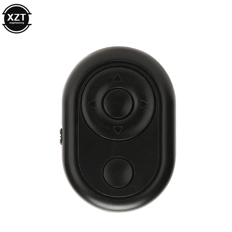 black Bluetooth пульт дистанционного управления Кнопка беспроводного управления Лер Автоспуск камера палка спуска затвора телефон монопод селфи для iOS Android - Цвет: black