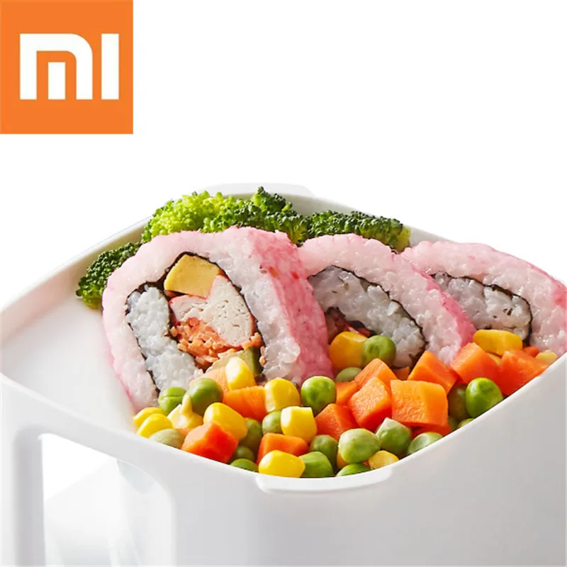 Xiaomi 920 мл Ланч бокс 2 слоя Bento box контейнер для еды пластиковый Pp микроволновая
