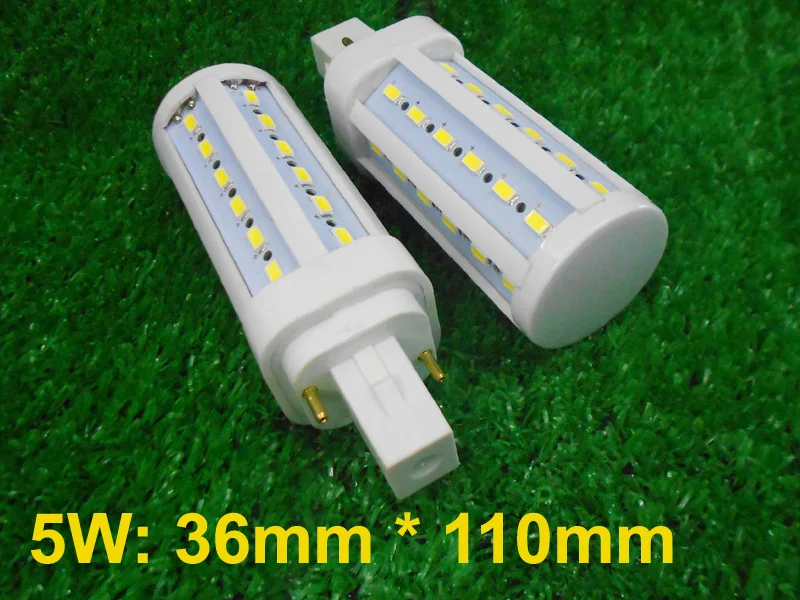 5 шт./лот g24 светодиодная лампа g24d светодиодные g24d-1 g24d-2 g24d-3 5630 5730smd Вт 7 9 5730 реальная