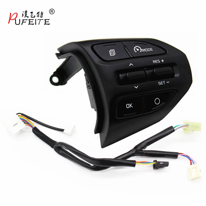 R-Original style PUFEITE для KIA PICANTO RIO MORNING OEM Авто Круиз Контроль переключатель провода комплект без подогрева 96720 G6110 56190 H8100 96720G6110 - Цвет: R-Original style